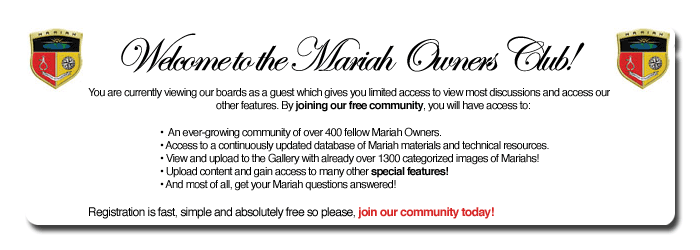 Welcome to the Mariah Owners Club